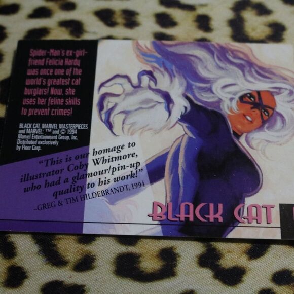 Black Cat #6 Marvel Card - Picture 2 of 2
